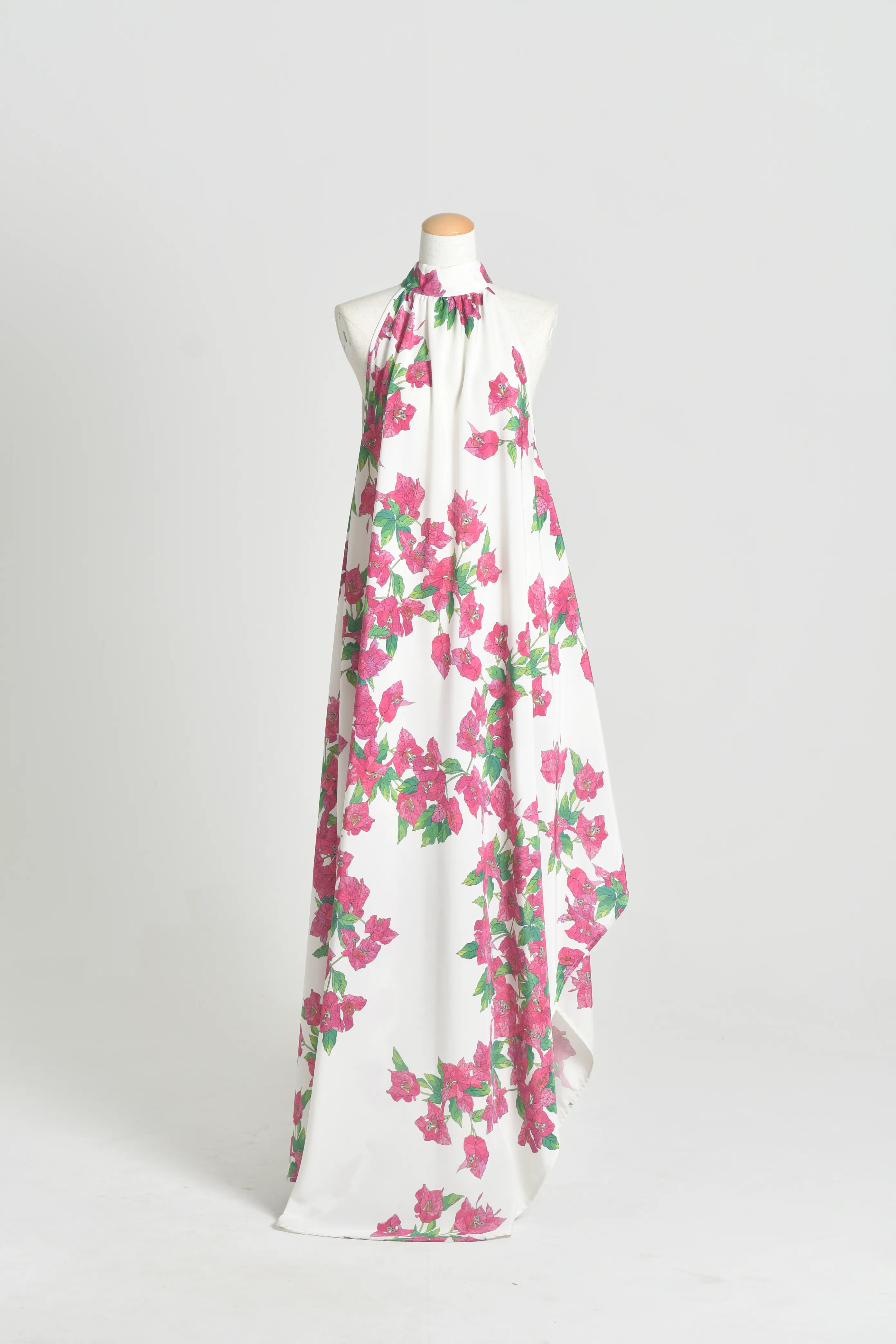 アシンメトリーホルタードレス | Bougainvillea white